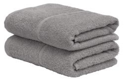 ColourMatch - Pair of Hand - Towels - Flint Grey